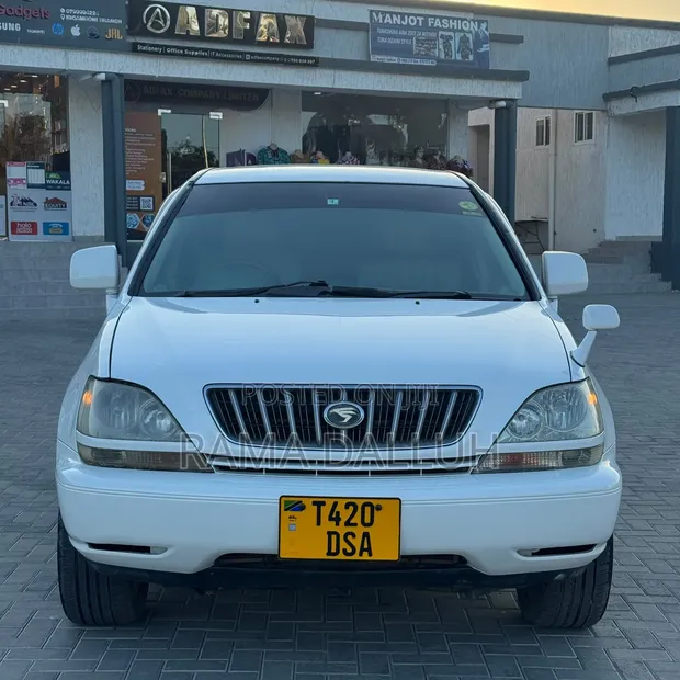 Toyota Harrier 2001 White - 1