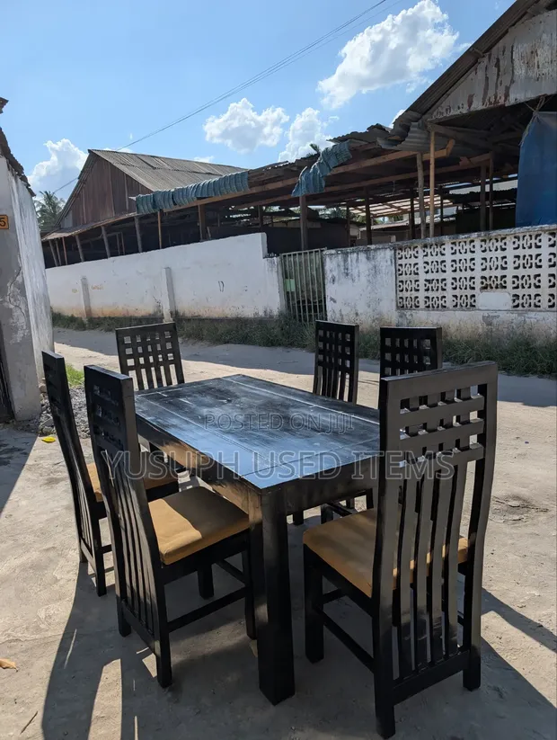 Dining Table with 6 Chairs - 1