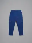 Blue Graphic Cargo Sweatpants - 1