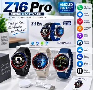 Z16 Pro Round Smartwatch (AMOLED Display)