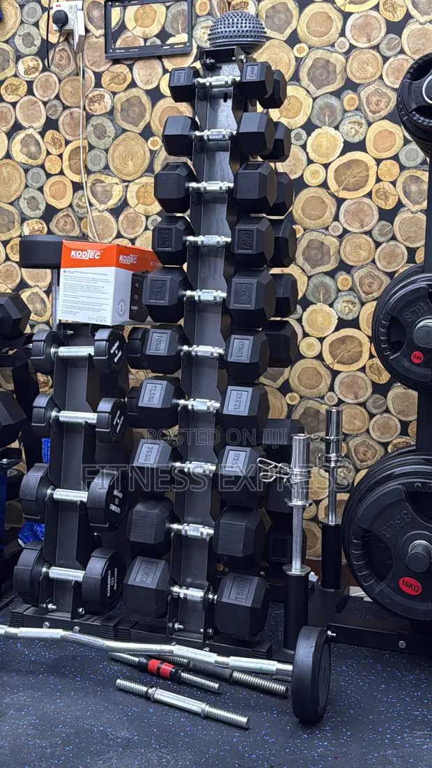 Rubber Coated Dumbbells (2.5kg - 50kg) - 1