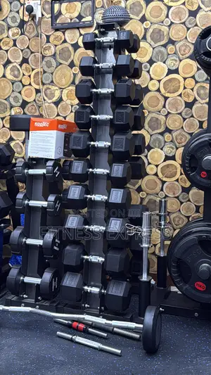Rubber Coated Dumbbells (2.5kg - 50kg)