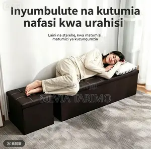 Sanduku la Uhifadhi la Kukunja la 110L - Nyeusi