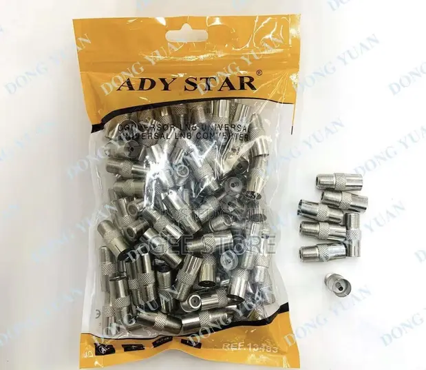 Bag of Dady Star F-Type Coaxial / Satellite Connectors - 1
