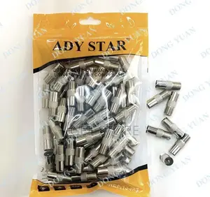 Ady Star F-Type Female kwa Viunganishi vya Adapta vya TV vya Coaxial