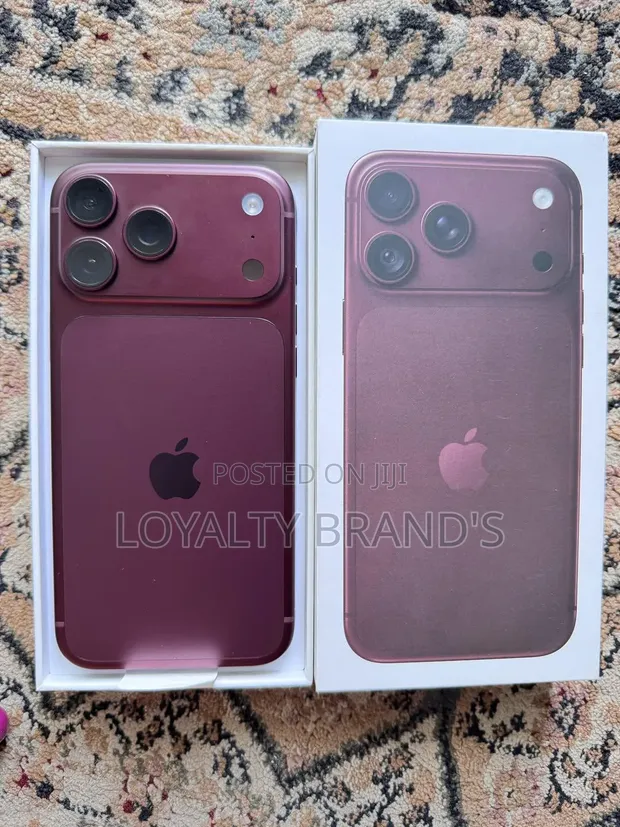 Apple iPhone 18 Pro Max 512GB Mpya Burgundy - 1