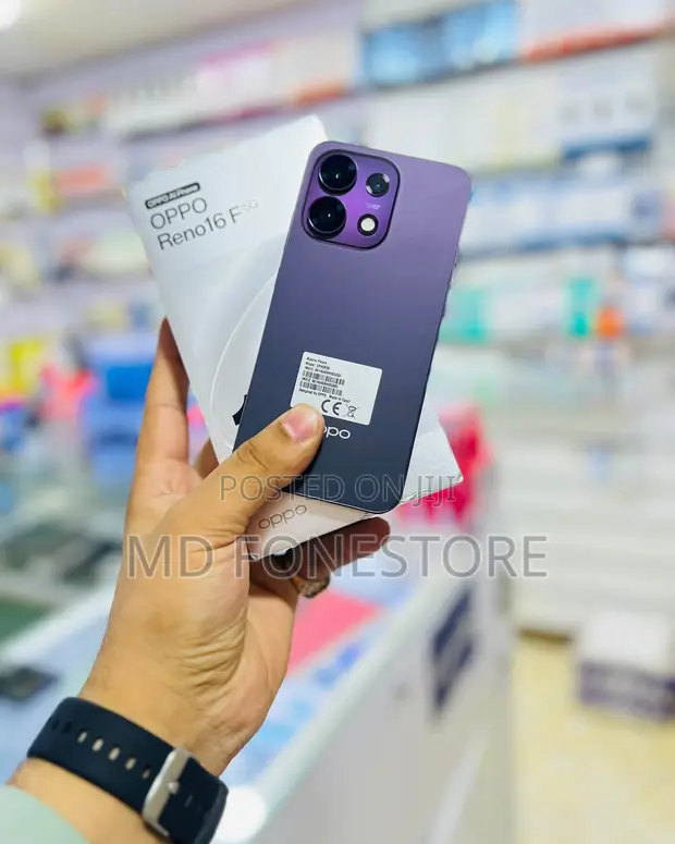 Oppo Reno16 F 256GB Mpya Nyeusi - 1