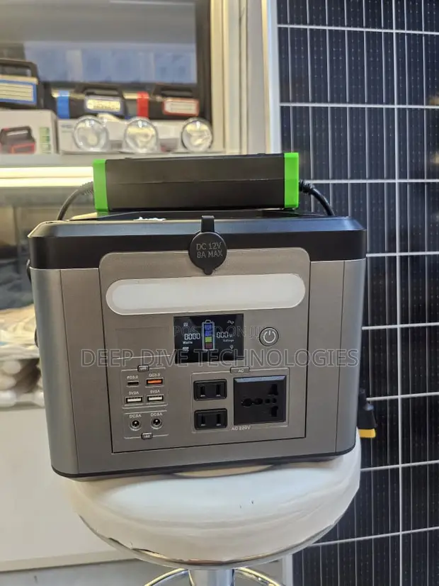 Portable Power Station 500W 850Wh + Solar Panel - 1