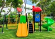 Mushroom-Shaped Outdoor Playground Swing Set - 1