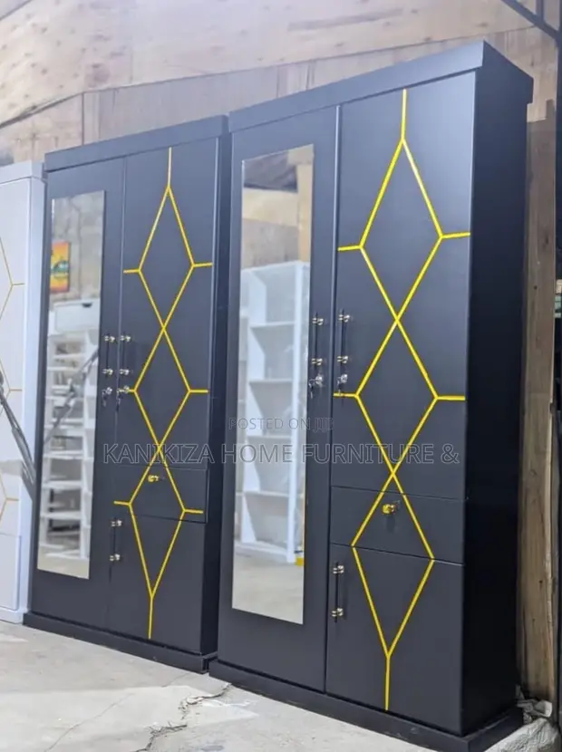 Woodstock 2-Door Wardrobe - Black - 1