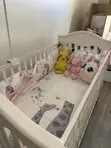 Baby Cot Bed with Mattress and Accessories - 3