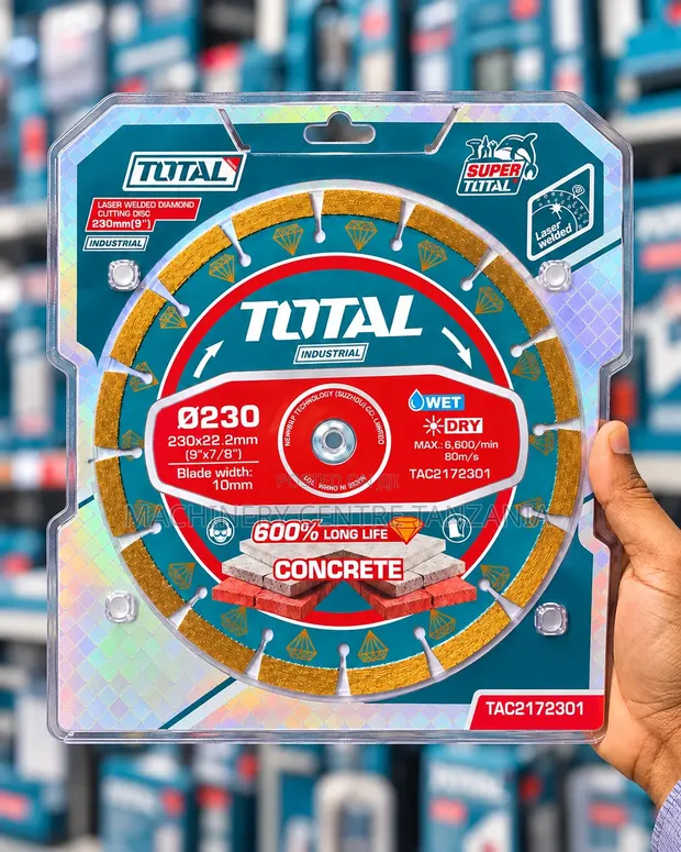 Total 9" Dry Diamond Disc for Stone Cutting - 1