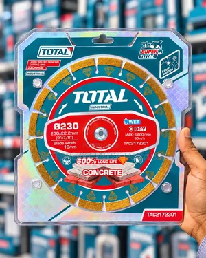 Total 9" Diski ya Almasi Kavu kwa Kukata Jiwe