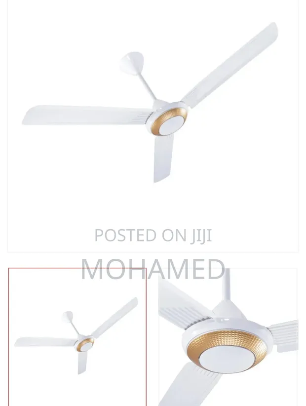 Tronic Ceiling Fan - 56" Rangi ya Dhahabu - 1