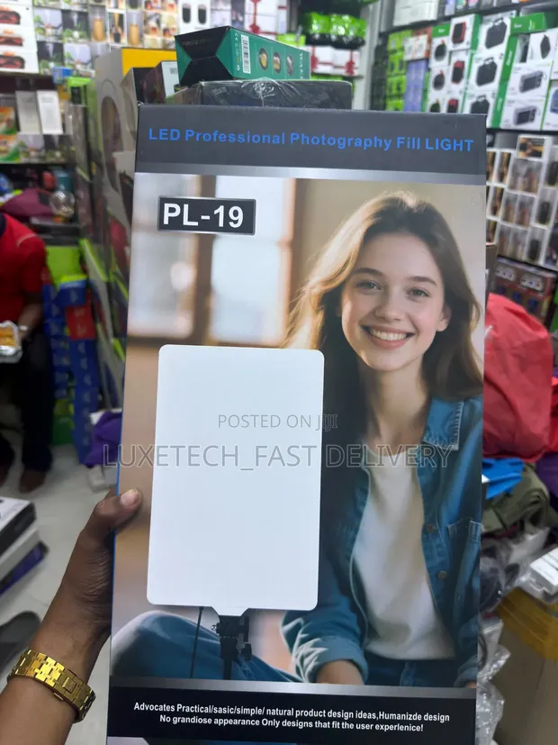 PL-19 LED Photography Fill Light with Tripod Stand - 1
