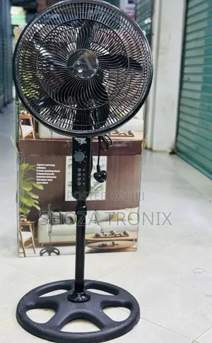Arita Stand Fan 18" Nyeusi