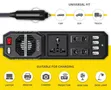 200W Car Power Inverter & Multi-Port Fast Charger - 1
