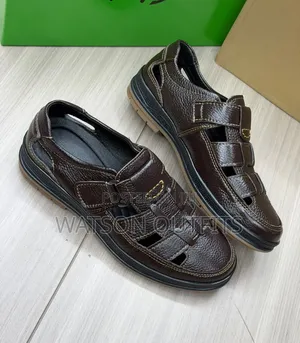 Sandali za Ngozi za Wanaume Clarks - Rangi Nzuri