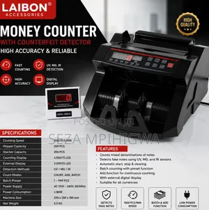 Laibon Automatic Bill Counter & Counterfeit Detector