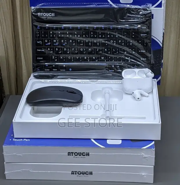 ATOUCH Professional 4-in-1 Tech Essential Kit (Nyeusi) - 1