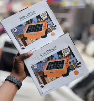 Solar LED Light with Power Bank Functionality