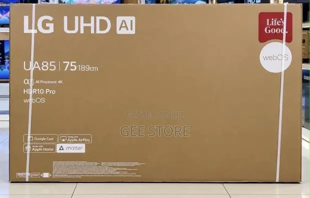 LG 75-Inch 4K UHD Smart TV (Model UA85) - 1