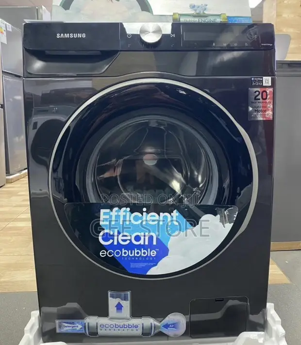 Samsung 8kg Front Load Washing Machine with EcoBubble - 1