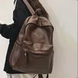 Premium Genuine Leather Backpack - Stylish, Durable & Spacious - 3