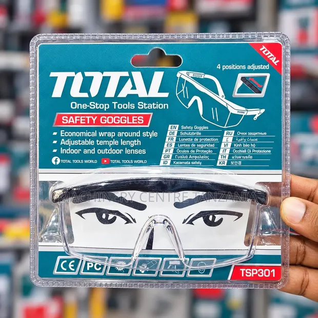 Total Safety Goggles (White) - 1