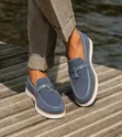 Men's Loro Piana Leather Loafers - Brand New - 1