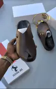 Bottega Veneta Cross Leather Sandals - De'Rossi Collection - 2