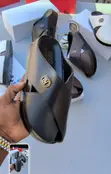 Bottega Veneta Cross Leather Sandals - De'Rossi Collection - 4