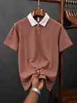 T-Shirt ya Polo Fupi yenye Vifungo - 2