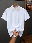 T-Shirt ya Polo Fupi yenye Vifungo - 4