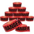 Red Danger Barricade Tape, 3" - 1