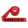 Red Danger Barricade Tape, 3" - 2