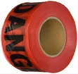 Red Danger Barricade Tape, 3" - 3