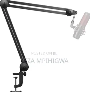 Sleek Low-Profile Microphone Boom Arm