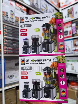 Powertech 3-in-1 Blender with Meat Grinder