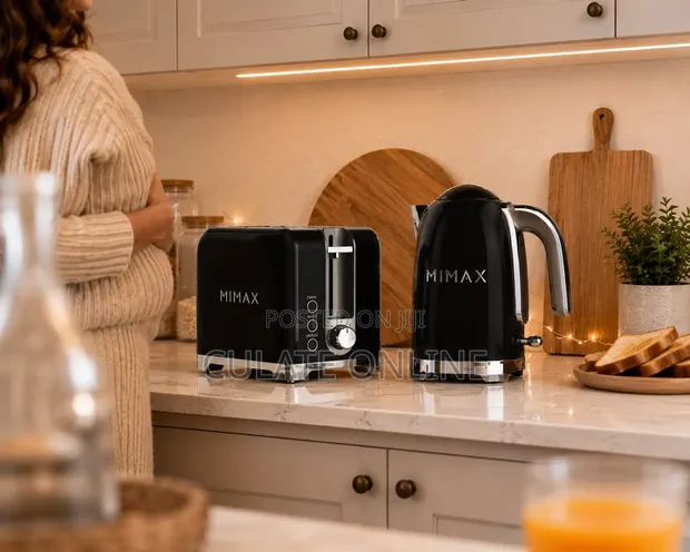 Mimax 2L Electric Kettle & Toaster Set - Brand New - 1