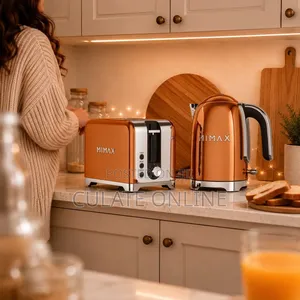 Seti ya Kettle ya Umeme ya Mimax 2L na Toaster - Mpya Kabisa