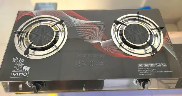 Yimo Gas Stove (2 Burner, Glass Top) - 1