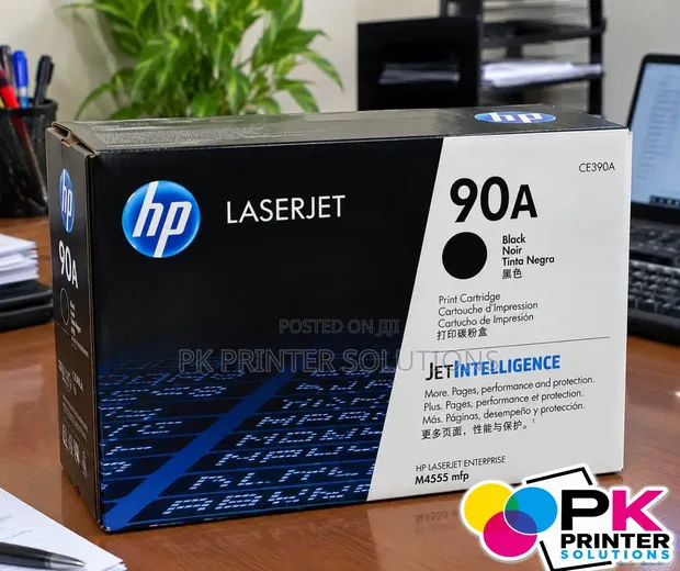 HP 90A Black Toner Cartridge (CE390A) - 1