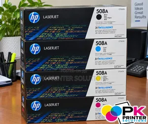 HP 508A Black & Color Toner Cartridges (CF360A/CF361A/CF362A/CF363A)