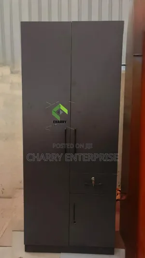 Two Door Wardrobe with Lockable Drawer