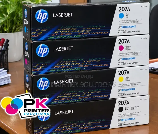 HP 207A Toner Cartridge (Black/Color) - 1