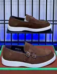 Santoni Loafer Double Monk Strap - Suede Lainifu - 2