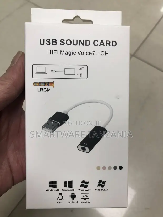 HIFI Magic Voice 7.1 Channel USB Sound Card - 1