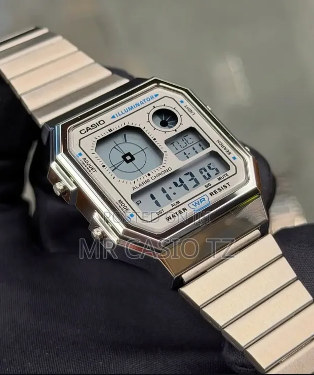 Casio A130WE-7ADF Vintage Digital Watch - 1