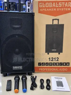 Globalstar Rechargeable Speaker with 2 Wireless Microphones